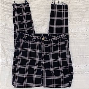 H&M plaid pants